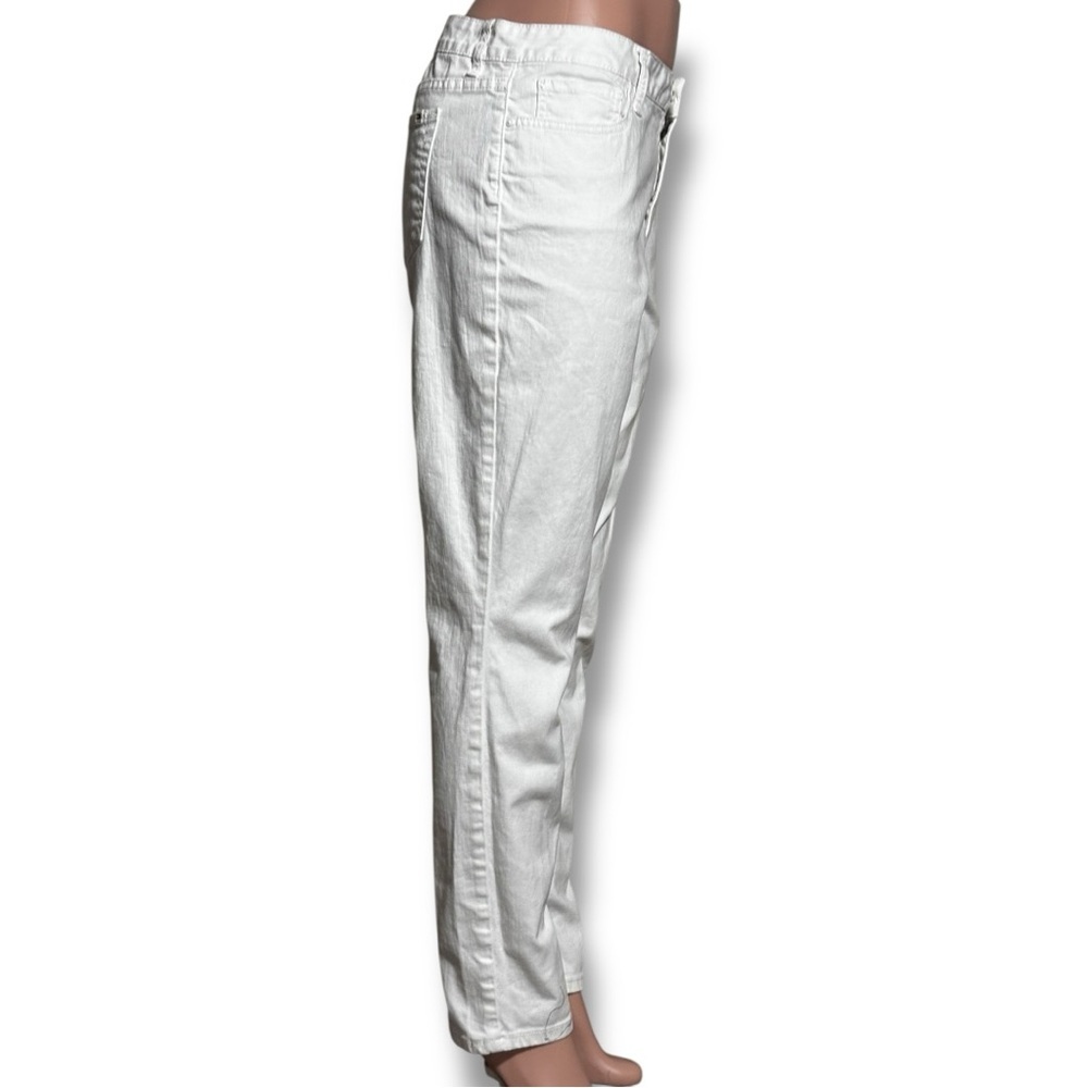Tommy Hilfiger Women's Bright White Denim High Rise Tapered Size 16 Skinny Jeans - Picture 6 of 16